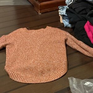 SO Women's Rust Knit Sweater